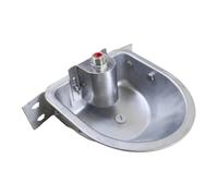 B Baosity Abreuvoir Automatique pour Moutons, Distributeur d'eau en Acier Inoxydable pour L'alimentation du Bétail, des Chiens et des Animaux de La Ferm, avec Trou de