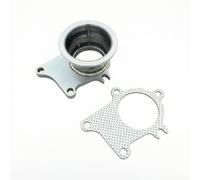B Baosity Adaptateur de Bride Automobile Transition d'Échappement Raccord Collecteur Vers Sortie Ronde Collier Étanche Joint Fourni en Acier Inoxydable pour
