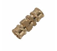 B Baosity Adaptateur de Tuyau de Lavage Auto Connecteur Rapide 3/8 à 1/4 Réducteur pour Raccords de Nettoyeur Haute Pression, Raccord Rapide 1/4" Femelle Vers 1/4" Femelle Laiton
