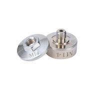 B Baosity Adaptateur de Verrouillage pour Meuleuse Pièce d'Assemblage Filetée Plaque de Serrage Bague de Blocage en Acier au Carbone pour Disques Adapté à Atelier Bricolage Mécanique, M14