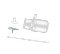 B Baosity Adaptateur D'enrichissement en Oxygène, Buse de Sortie d'eau, Filtre de Surface en Acrylique, Adaptateur de Tube Transparent 16/20/25 Mm, Filt, 20mm