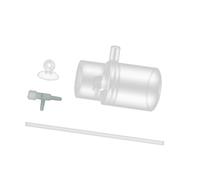 B Baosity Adaptateur D'enrichissement en Oxygène, Buse de Sortie d'eau, Filtre de Surface en Acrylique, Adaptateur de Tube Transparent 16/20/25 Mm, Filt, 25mm