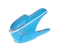 B Baosity Agrafeuse Sans Agrafeuse Manuelle Reliure Papier Outil à Main Poignée Confortable Matériau Pp Adaptée Au Bureau École Maison Magasin Cuisine, Bleu