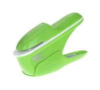 B Baosity Agrafeuse Sans Agrafeuse Manuelle Reliure Papier Outil à Main Poignée Confortable Matériau Pp Adaptée Au Bureau École Maison Magasin Cuisine, Vert