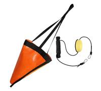 B Baosity Ancre de Bateau Kit Bouée Flottante Système de Portable avec Corde Longue Utilisation Polyvalente pour Pêche Kayak Canot, Corde Noire, 18 Pouces