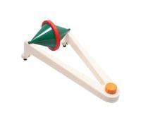 B Baosity Appareil Démonstration Physique Modèle de Rouleau Double Cône Éducatif Pente Réglable Explication du Centre de Gravité Support Plastique Stable Adapté à Enseignants Lycées Universités
