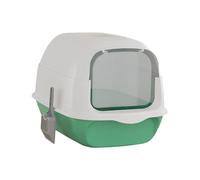 B Baosity Bac à Litière Fermé pour Chat, Facile à Installer et Compatible avec Tous Types de Litières. Bac à Litière Amovible. Toilettes pour Chat, Vert