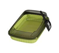 B Baosity Bac à Litière Ouvert pour Chatons, avec Bords Hauts, Grand Bac à Litière Ouvert pour Chats de Petite, Moyenne et Grande Taille et Petits Animaux, Vert