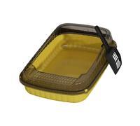 B Baosity Bac à Litière Ouvert pour Chatons, avec Bords Hauts, Grand Bac à Litière Ouvert pour Chats de Petite, Moyenne et Grande Taille et Petits Animaux, Jaune