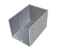 B Baosity Bac à Litière Pliable pour, Pratique, Ouvert sur Le Dessus et à Bords Hauts.