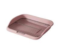 B Baosity Bac à Litière pour Chiots, Tapis d'apprentissage, Support pour Pipi, Idéal pour Les Petits et Moyens Chiens, en Extérieur Ou dans Un J, Rose