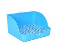 B Baosity Bac à Litière pour Lapin, Litière, Cage, Bac à Litière, d'apprentissage de La Propreté pour Lapin Galesaur, Bleu