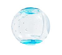 B Baosity Balle de Course pour Hamster de 18 Cm (7 Pouces) avec Roue, Balle de Jogging, Plusieurs Trous D'aération, Matériau PP Transparent, Jouet Interacti, Bleu
