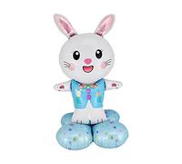 B Baosity Ballon Animal Bunny En Aluminium Ballon Gonflable pour Arrière-plan Ballon Décoratif Réutilisable Accessoire de Fête Adapté Aux Célébrations
