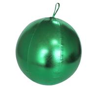 B Baosity Ballon Gonflable Noël Grand Ballon Décoration Jardin Ballon de Fête PVC Solide Adapté pour Enfants Adultes Porche Entrée, Vert
