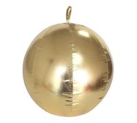 B Baosity Ballon Gonflable Noël Grand Ballon Décoration Jardin Ballon de Fête PVC Solide Adapté pour Enfants Adultes Porche Entrée, or