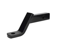 B Baosity Barre d'Attelage de Remorque Bras de Remorque Accessoire d'Attelage Support de Raccord Acier Carré et Plaque Fer avec Revêtement Noir Lisse pour, 4 Pouces