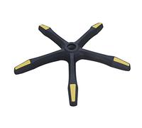 B Baosity Base de Chaise de Bureau Renforcée avec Pièce de Remplacement pour Fauteuil Ergonomique Réparation Fauteuil Pivotant Métal Adaptée à Bureau GA, Jaune