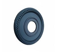 B Baosity Base Plafonnier Rond Plaque Lampe Support Bord Moulé Centre Ouvert Convient pour Salon Chambre Entrée, Noir