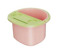 B Baosity Bassin Bain de Pieds Bac Bain Pieds Seau Spa Seau Isolant Plastique avec Hauteur Générale Bain Pieds Relaxant Adapté à Maison Chambre Salon Cadeau, Rose