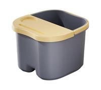 B Baosity Bassin de Bain de Pieds Ergonomique avec Points de Massage Cuve pour Trempage des Pieds Bassin Portable avec Anse Résistante à la Chaleur Conçu pour, Bleu