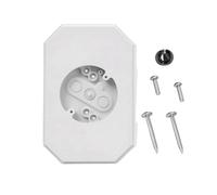 B Baosity Bloc de Montage pour Luminaire Support de Plaque de Revêtement Boîtier Électrique Intégré Plastique Étanche avec Kit de Quincaillerie Complet pour
