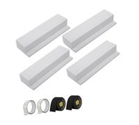 B Baosity Blocs de Mousse Isolants pour Climatiseur, Durables et Faciles à Installer Grâce à Leur Ruban Adhésif. Installation Rapide et Facile à Découper. Bande, 4 Pièces