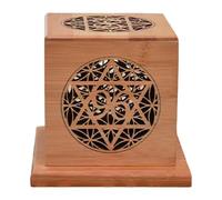 B Baosity Boîte à Encens en Bois, Centre de Table Portable avec Couvercle, Porte-encens, étui à Encens pour, Spa et Espace Détente, Modèle 96