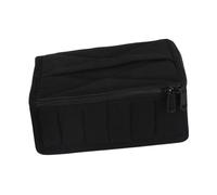 B Baosity Boîte à Huiles Essentielles, Boîte à Parfum, Sac de Rangement de Grande Capacité, Sac de Rangement En Coton à 30 Compartiments pour Vernis à Ongles, S, Noir