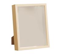 B Baosity Boîte à Souvenirs En Bois Rustique, Présentoir pour Fleurs Séchées, Cadre Photo pour œuvres D'art, Décoration Intérieure, BOIS