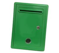 B Baosity Boîte à Suggestions, Boîte Aux Lettres, Urne Murale avec Fenêtre, Boîte à Réclamations, Boîte à Dons pour Une œuvre de, Boîte à Commentaires, Vert