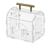 B Baosity Boîte d'alimentation pour Reptiles, Conteneur D'éclosion, Cage Portable Transparente et Respirante pour L'élevage d'animaux, Idéale Po