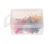 B Baosity Boîte de 20pcs Appât Souple de Pêche Leurre Artificielle Décapant Crappie
