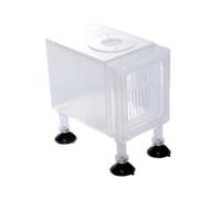 B Baosity Boîte de Filtration pour Pompe D'aquarium, Accessoires pour Aquarium, Boîte de Filtration, Filtre pour Bassin, Boîte de Filtration pour Pompe Dome, Petit Blanc
