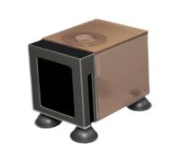 B Baosity Boîte de Filtration pour Pompe D'aquarium, Accessoires pour Aquarium, Boîte de Filtration, Filtre pour Bassin, Boîte de Filtration pour Pompe Dome, Grand Marron
