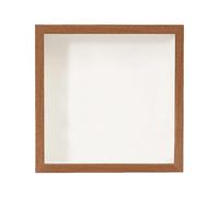 B Baosity Boîte d'Exposition pour Tickets Cadre Ombre Tirelire Souvenir Rangement Souvenirs en Bois Fente Supérieure pour Insertion Adaptée à la Conservation, 20cm