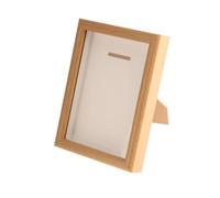 B Baosity Boîte Vitrine En Bois élégante pour Médailles, Cadre Photo de Collection, Présentoir pour Médailles de Tous Les Sports, Notamment Le Football, Wood Color 7po