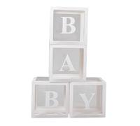 B Baosity Boîtes pour Bébés, Boîtes à Ballons Transparentes, Décor de Boîtes à Ballons, Blocs pour Filles