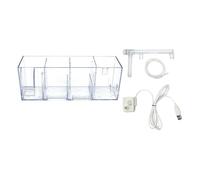 B Baosity Boîtier de Filtration Externe pour Aquarium, Purificateur d'eau Robuste et Silencieux, Accessoires pour Aquarium, Système de Filtration à Suspendr, B