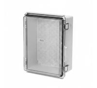 B Baosity Boîtier Étanche Boîte de Jonction Coffret Électrique Boîte de Raccordement Coffret de Commande avec Capot Clipsé et Face Transparente Matériaux PC, Transparent, 210x160x130mm
