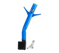 B Baosity Bonhomme Gonflable Dansant avec Gonfleur USB, Décoration Festive pour Bureau, Poupée Animée Idéale pour Les Fêtes et Les Bureaux, Bleu