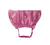 B Baosity Bonnet de Bain pour Chat et Chien, Bonnet de pour Animaux, Couvre-chef Oreilles de Chat, Réutilisable pour Chiot et Chat, Rose Rouge M