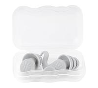 B Baosity Bouchons D'oreille de Nageur En Silicone, Protection D'oreille, Cadeaux Confortables, Accessoires de Natation Réutilisables pour Dormir, Douch, gris