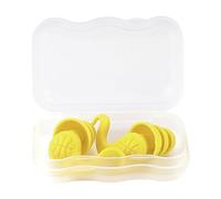 B Baosity Bouchons D'oreille de Nageur En Silicone, Protection D'oreille, Cadeaux Confortables, Accessoires de Natation Réutilisables pour Dormir, Douch, jaune