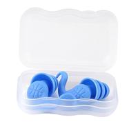 B Baosity Bouchons D'oreille de Nageur En Silicone, Protection D'oreille, Cadeaux Confortables, Accessoires de Natation Réutilisables pour Dormir, Douch, Bleu