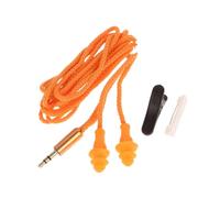 B Baosity Bouchons D'oreilles Antibruit, écouteurs Intra-auriculaires Souples et Réutilisables, Prise Audio 3,5 Mm, Matériau PP, Adaptés pour Dormir, étudie, Jaune 70cm