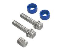 B Baosity Boulon de Sécurité Vis Antivol Amortisseur Fixation Verrouillage Antimanipulation Acier Inoxydable 304 Résistant aux Intempéries avec Douille, Bleu