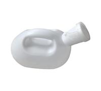 B Baosity Bouteille D'eau Portable Réutilisable pour Homme avec Couvercle, Matériau épais, Poignée Confortable, Convient Aux Seniors, Aux, Aux Soiré, Blanc