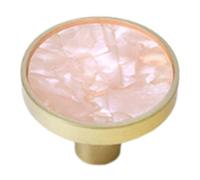 B Baosity Bouton de Meuble Poignée de Commode Tirant de Tiroir Poignée de Placard Accessoire de Rénovation Au Design Élégant Adapté pour Chambre et Salon, Rose