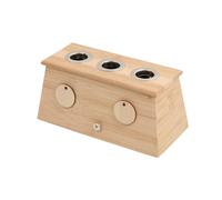 B Baosity Box en Bois Boîte à Support de Bâton de Rack à Thermique Facile à Utiliser Portable Adaptée au Sommeil Travail, 18.5x9.5x8.5cm